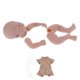 thumbnail image 3 of Muñeca Renacida Sin Pintar, Fácil de Armar Kits de Muñecas Renacidas para Mejorar la Interacción Entre e Hijos para Niños, 3 of 7