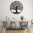 thumbnail image 2 of RealSteel Tree of Life with Birds | Metal Wall Art for Elegant Indoor & Outdoor Decor (30" / Black), 2 of 7