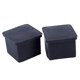 thumbnail image 2 of 30 Uds., 30x30mm, cubierta cuadrada de goma para patas de silla de escritorio, color negro, 2 of 5