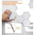 thumbnail image 5 of Creative Hexagonal LED Lamp Geometry Touch Sensitive Lighting LED lamps are applied to indoor wall bathroom light (Cool White 3pcs), 5 of 5