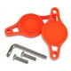 thumbnail image 1 of Greeniant 2 piezas de cubierta de localizador de bicicleta, dispositivo de seguimiento, accesorios protectores de rastreador Ciclismo Naranja Greeniant OD023591-01, 1 of 6