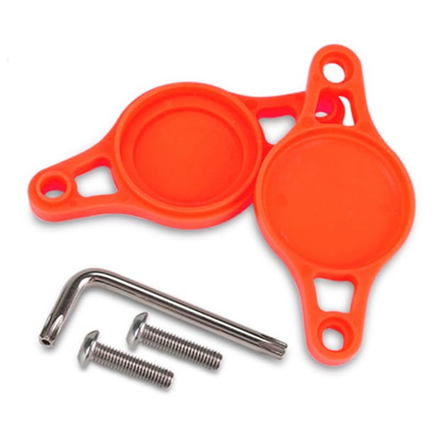 Greeniant 2 piezas de cubierta de localizador de bicicleta, dispositivo de seguimiento, accesorios protectores de rastreador Ciclismo Naranja Greeniant OD023591-01