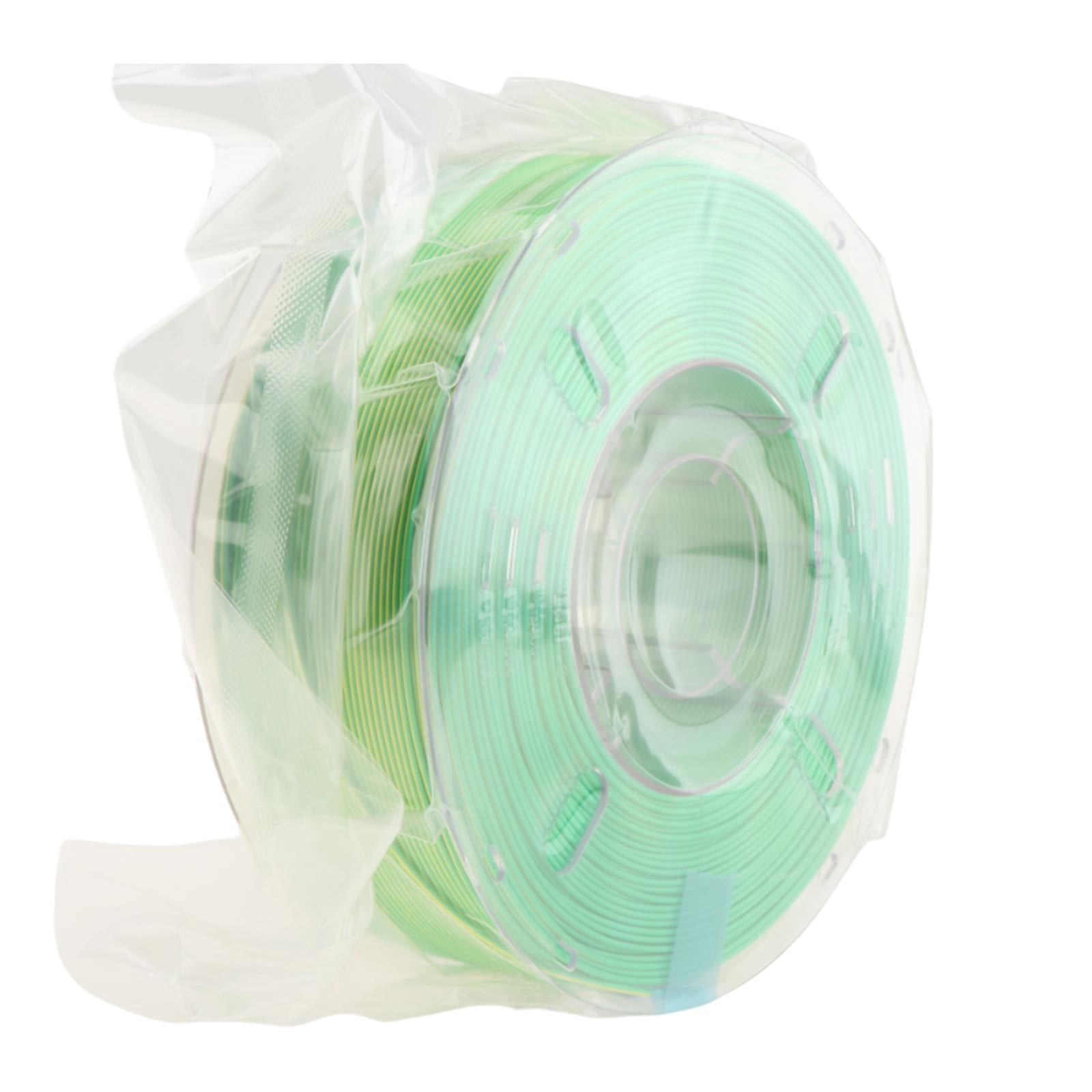 Wzmzjy Pla Filament Easy Use 1.75mm dimensional Accuracy Double Tri Color Option High Yellow and Green