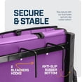 thumbnail image 7 of Folding Reclining Stadium Seat with Back Support for Bleachers 3 Reclining Positions Portable Padded Outdoor Chair with Storage Pockets, 7 of 7