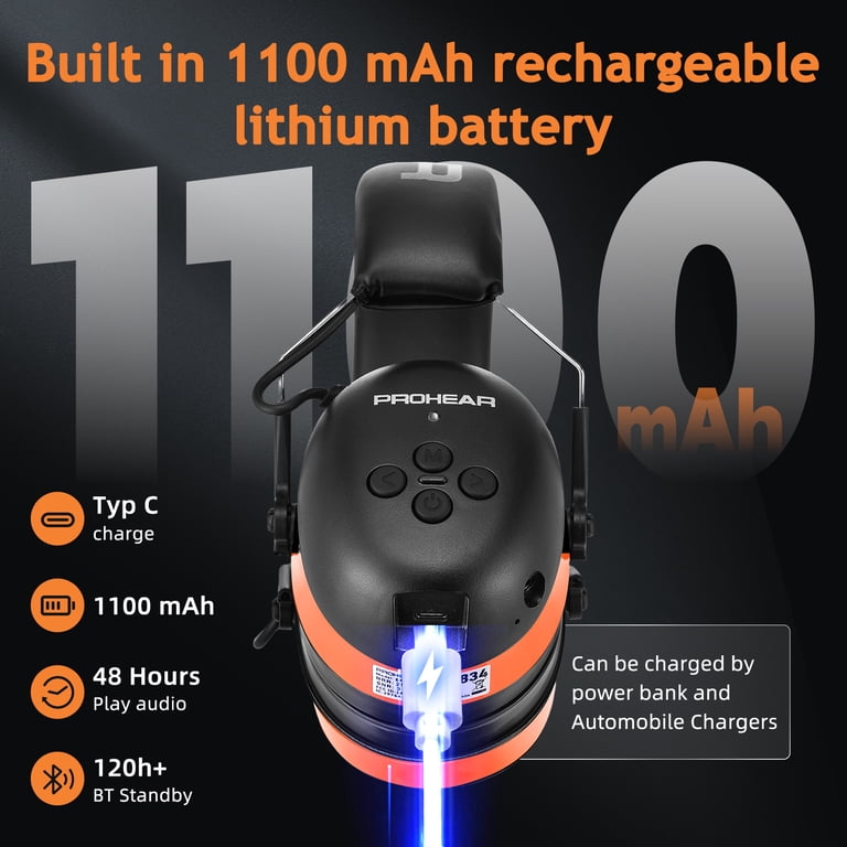 PROHEAR Bluetooth Hearing Protection Headphones photo 4