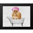 thumbnail image 2 of Prime, Marcus 14x12 Black Modern Framed Museum Art Print Titled - Bathing Lioness 1, 2 of 5