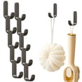 thumbnail image 2 of 10Pc Adhesive Wall Hooks, Heavy Duty Metal Wall Hooks, No Drill Self-Adhesive Hooks, Sleek Waterproof Hooks, Utility Hooks for Hanging Towels, Coats, Hats in Bathroom, Kitchen, Bedroom, 2 of 5