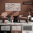 thumbnail image 6 of Grid Axcents Decorative Privacy Lattice Panel 2ft. x 4 ft. (White Wave), 6 of 6