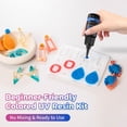 thumbnail image 4 of Kit de Resina UV Honcaring, 18 Colores, 20 g Cada uno, Curado Rápido, 4 of 8