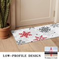 thumbnail image 3 of White Christmas Snowflake Pattern Door Rugs,Washable Non Slip Door Mats Indoor,Decorative Door Mats,Entry Mat Indoor for Entrance,Bedroom,Kitchen,Bathroom,16"x47", 3 of 6