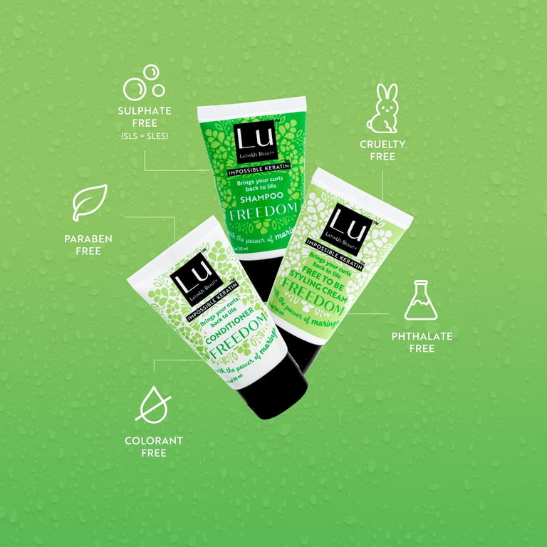 Lu by LatinUs Beauty Freedom Travel Kit, Waves and Volume, 3 oz