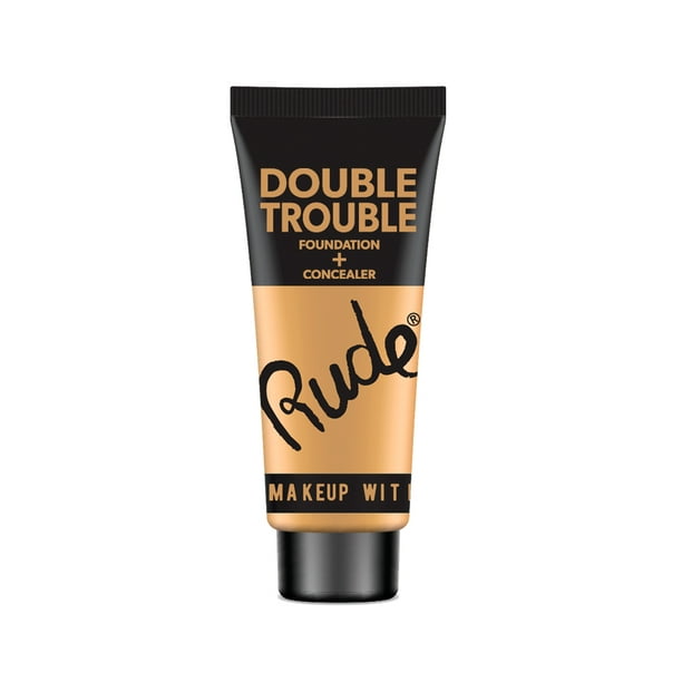 RUDE Double Trouble Fond de Teint + Anticernes - Naturel