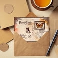 thumbnail image 4 of Sellos transparentes vintage para postales, estilo retro, 5,83 x 8,27 pulgadas. Sellos decorativos transparentes de silicona., 4 of 9