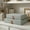 Sage, variant on 2-Pack Linen Storage Boxes with Lids, Decorative Organizers for Photos, Documents & Keepsakes