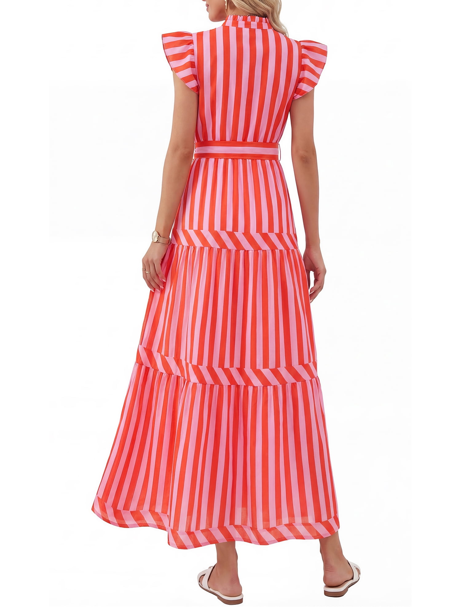 BELTED DRESS