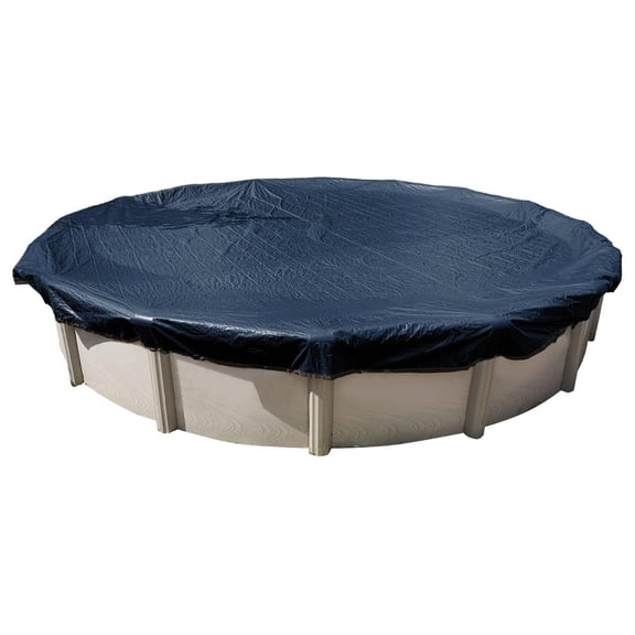 Round 12' Blue Winter Cover for Above Ground Swimming Pool - Protect Your Pool from Harsh Winter