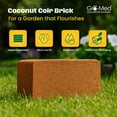 thumbnail image 2 of Gro-Med Coconut Coir Bricks, 2-Pack, OMRI Certified, Organic Potting Soil, Enriched with NPK, 20 Quarts, 2 of 9