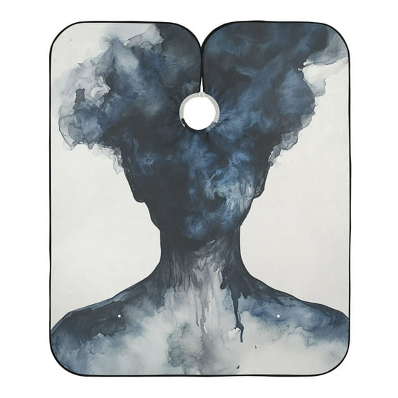 "Hair-Resistant" Barber Cape: Your Shield Against Stray Strands. Human