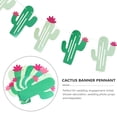 thumbnail image 4 of Summer Theme Wedding Parties Decorations Double Sided Cactus Banner Pennant (Rope and Accessories for Randomly Color), 4 of 6