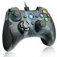 thumbnail image 3 of EasySMX Wired PC Game Controller Gamepad Joysticks Dual Shock for Windows/ Android/ PS3/ TV Box/Tesla, ESM-9100, Army Camouflage, 3 of 7