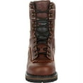 thumbnail image 3 of Georgia Boot AMP LT Logger Composite Toe Waterproof Insulated Work Boot Brown, 3 of 7