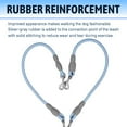 thumbnail image 3 of Double Dog Leash,Dual Dog Leash 360° Swivel No Tangle Two Dog Leash for Walking Two Dogs, Double Dog Leash for Medium & Small Dogs Detachable Design for Effortless Walks and Control, 3 of 6
