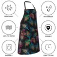 thumbnail image 5 of Pofeuu Feathers And Butterflies Print Waterproof Apron with Pockets Adjustable Cooking Aprons Kitchen Bib for Baking Household Cleaning, 5 of 8