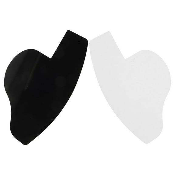 Pretyzoom 2Pcs Comfortable Grip Hairline Shaping Tool and Beard Stencil for Barbers