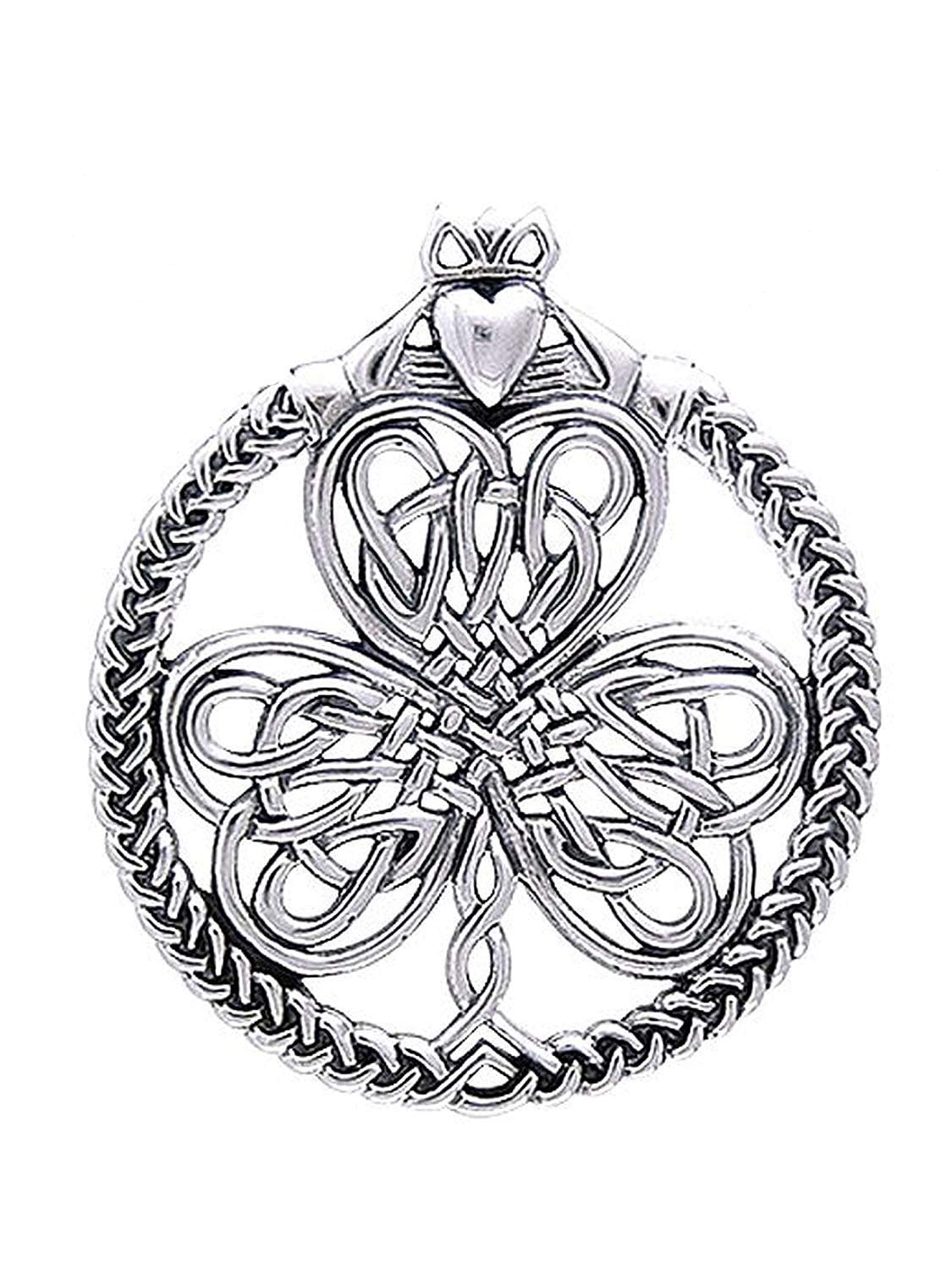 Celtic Knot Ancestry .925 Sterling Silver Bracelet by Peter Stone Jewelry