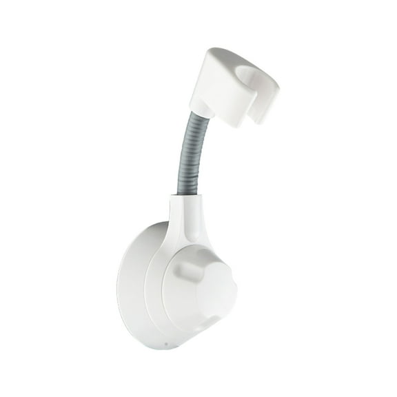 potrochi Adjustable Shower Head Holder, Bathroom Suction Cup Handheld Shower Head Bracket, Flexible Handheld Shower Wand Holder, Suitable for Installation On Smooth Surfaces