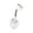 White, variant on No Drill Shower Head Holder Strong Suction 360° Adjustable Universal Mount 20lb Capacity for Bathroom Faucet