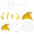 thumbnail image 2 of MasteelfCA 1 Set Action Figure Stand Clear Toy Doll Holder Figurine Model Display Rack, 2 of 8