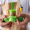 thumbnail image 3 of Mini Silicone Popsicle Mold  7-cavity DIY Ice Pop Mold with Plastic Sticks  Baby Food Storage Container  Ice Cube Trays (Green), 3 of 7