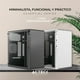 thumbnail image 5 of Gabinete ACTECK PERFORMANCE II GI215W Micro ATX Mini Torre Fuente 500W Acrilico Negro AC-935784 Negro, 5 of 6