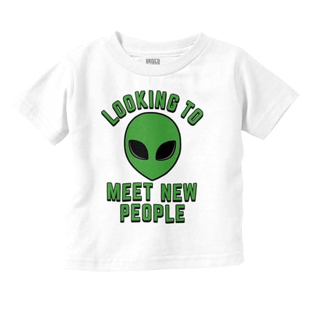 Funny Nerdy Aliens UFOs Believers Toddler Boy Girl T Shirt Infant Toddler Brisco Brands 24M