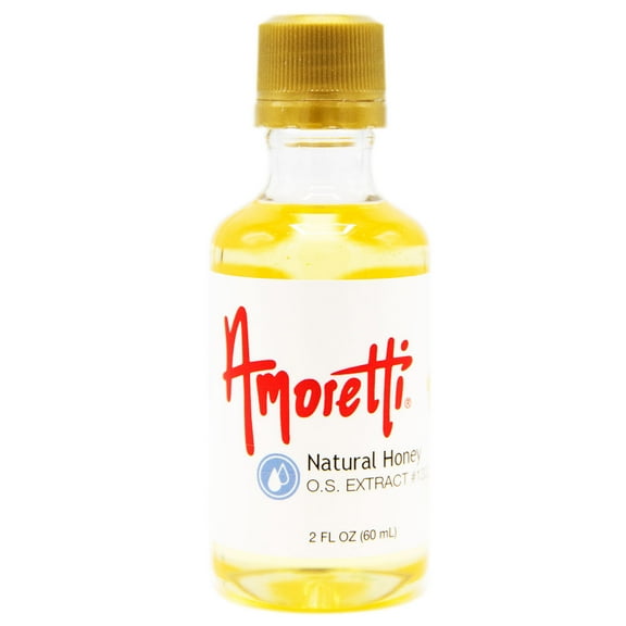 Amoretti - Natural Honey Extract Oil Soluble 2 oz - Highly Concentrated & Perfect For Pastry or Savory applications, Preservative Free, Vegan, Kosher Pareve, TTB Approved, Non-GMO