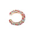 thumbnail image 1 of Flmtop 1Pc Lady Rhinestone C Shape Ear Cuff Clip Earring No Piercing Cartilage Jewelry, 1 of 10