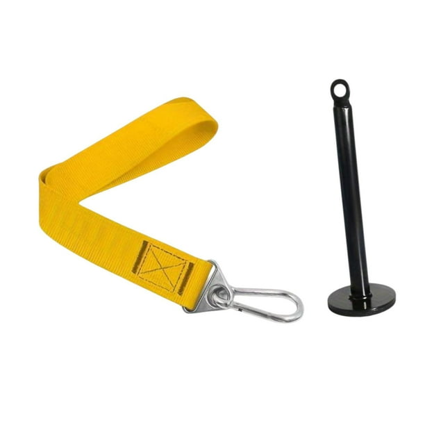 Cinturón de entrenamiento para lucha de brazos, fortalecedor de dedos, muñecas y antebrazos. Amarillo