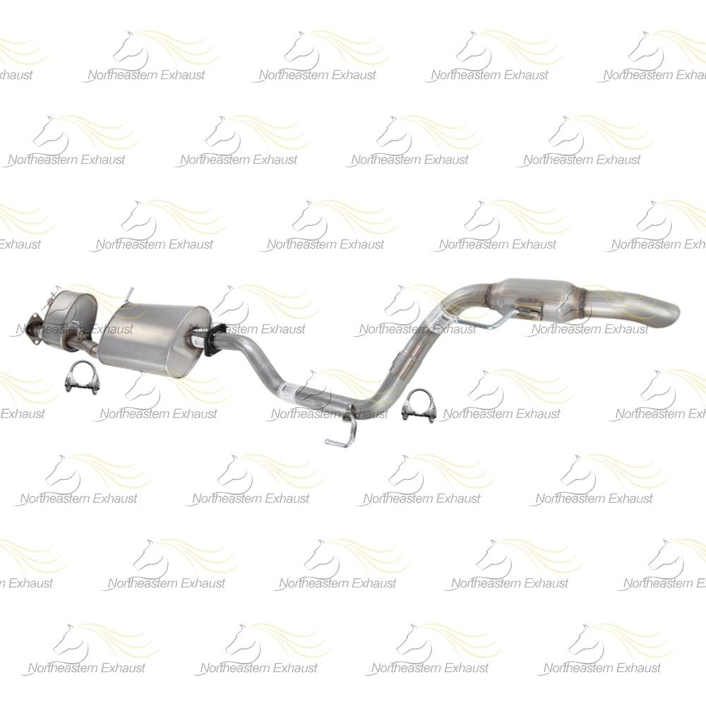 Northeastern Exhaust Muffler & Rear Resonator Pipe Kit Fits 2013-2020 Nissan Pathfinder 3.5L - Direct Fit | Stainless Steel | Includes Clamp & Gaskets