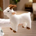 thumbnail image 3 of Cuddle Goat Stuffed Animal-Gifts for Friends, Wild Farm Animals, Goat Plush Toy 11.8inches, 3 of 7
