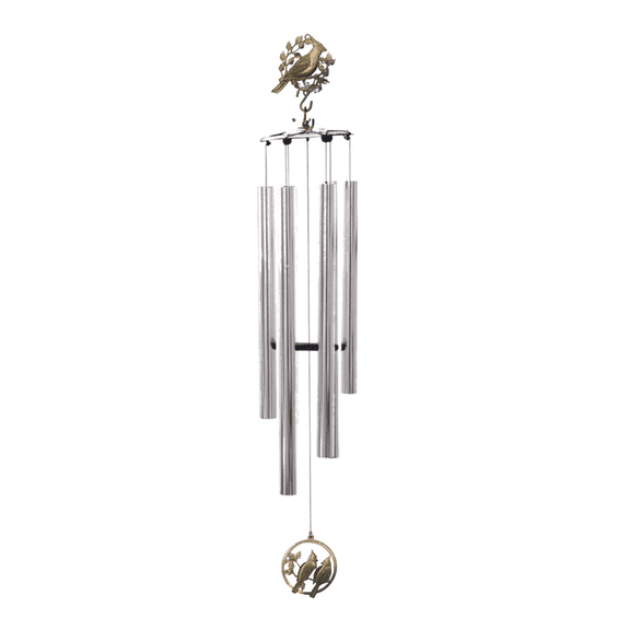Wind Chime - 36in Cardinal - Silver Tube