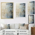 thumbnail image 4 of Designart "Serene Beige-Blue Arboreal Blend" Landscape Trees Floater Framed Wall Art Living Room, 4 of 5