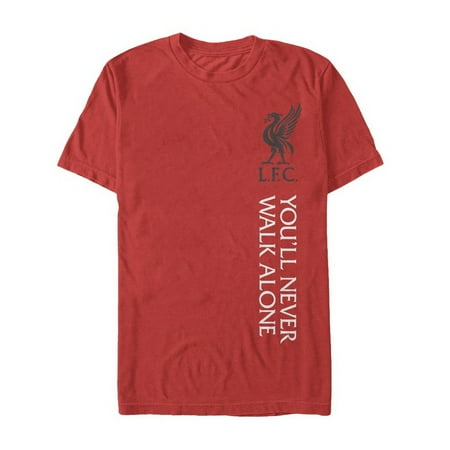 - Liverpool Football Club Men's Never Walk Alone Banner T-Shirt