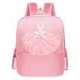 thumbnail image 2 of Mochila de ballet para niños, bonita bolsa de baile de ballet para niña, regalo, viaje, cumpleaños decoración del vestido de encaje, 2 of 8