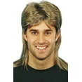 thumbnail image 2 of Smiffys mens Mullet Wig Brown/Blonde , One Size, 2 of 4