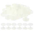 thumbnail image 1 of Uxcell Juntas de muñeca de 1.38 pulgadas 20 conjuntos de tornillos de unión de plástico para artículos de ganchillo y costura en blanco, 1 of 6