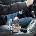 thumbnail image 7 of Butterflies Crystal Flowers 40 oz Tumbler with Handle Insulated&nbsp;Travel Mug&nbsp;Lid Straw Leak Proof Steel Vacuum Water Bottles Glasses Fits in Car Cup Holder, 7 of 7