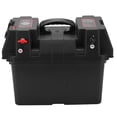 thumbnail image 4 of Caja de batería de respaldo para motor, centro de energía, accesorio marino portátil con voltímetro para coche, caravana, yate, barco, 12 V, 4 of 14