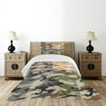 thumbnail image 4 of Ambesonne Camo Quilted Bedspread Set 2 Pcs, Different Colored Patterns, Twin Size, Multicolor, 4 of 5
