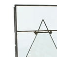 thumbnail image 2 of Benzara BM230273 7 in. Vertical Display Metal Easel Frame with Glass Panel, Antique Gray, 2 of 3